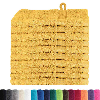 Waschlappen 10 pcs Gold Baumwolle