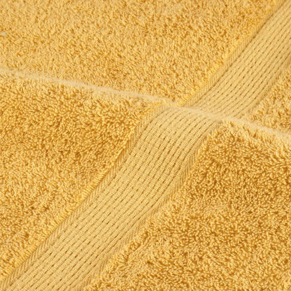 Premium Waschhandtücher SOLUND 2 Stück Gold 30x30cm 600gsm