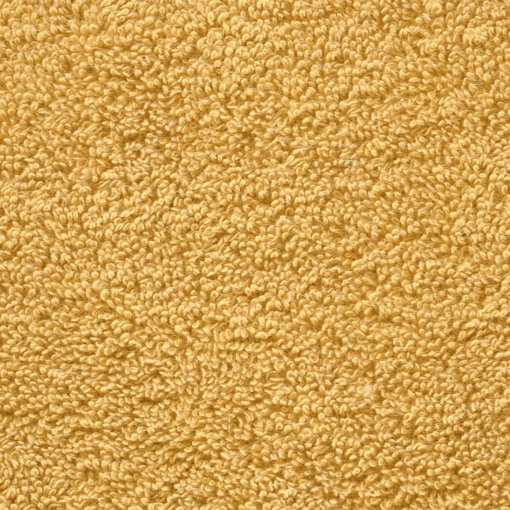 Premium Waschhandtücher SOLUND 10 Stück Gold 30x30cm 600gsm