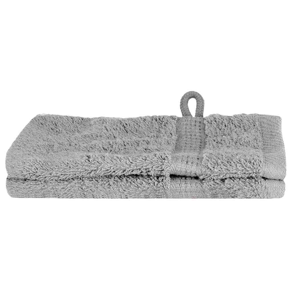 Waschlappen 2 pcs Grau Baumwolle