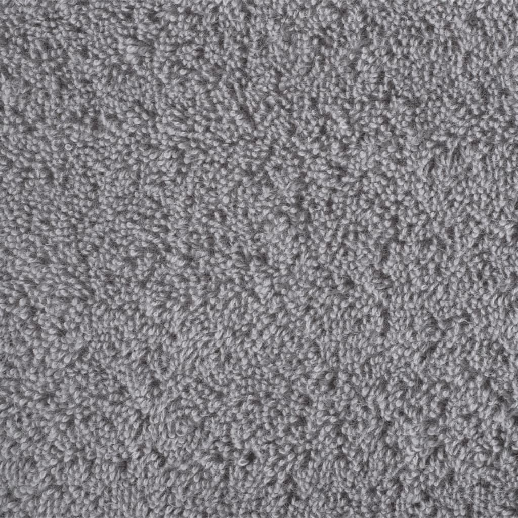 Premium Waschhandtücher SOLUND 2 Stück Grau 30x30cm 600gsm