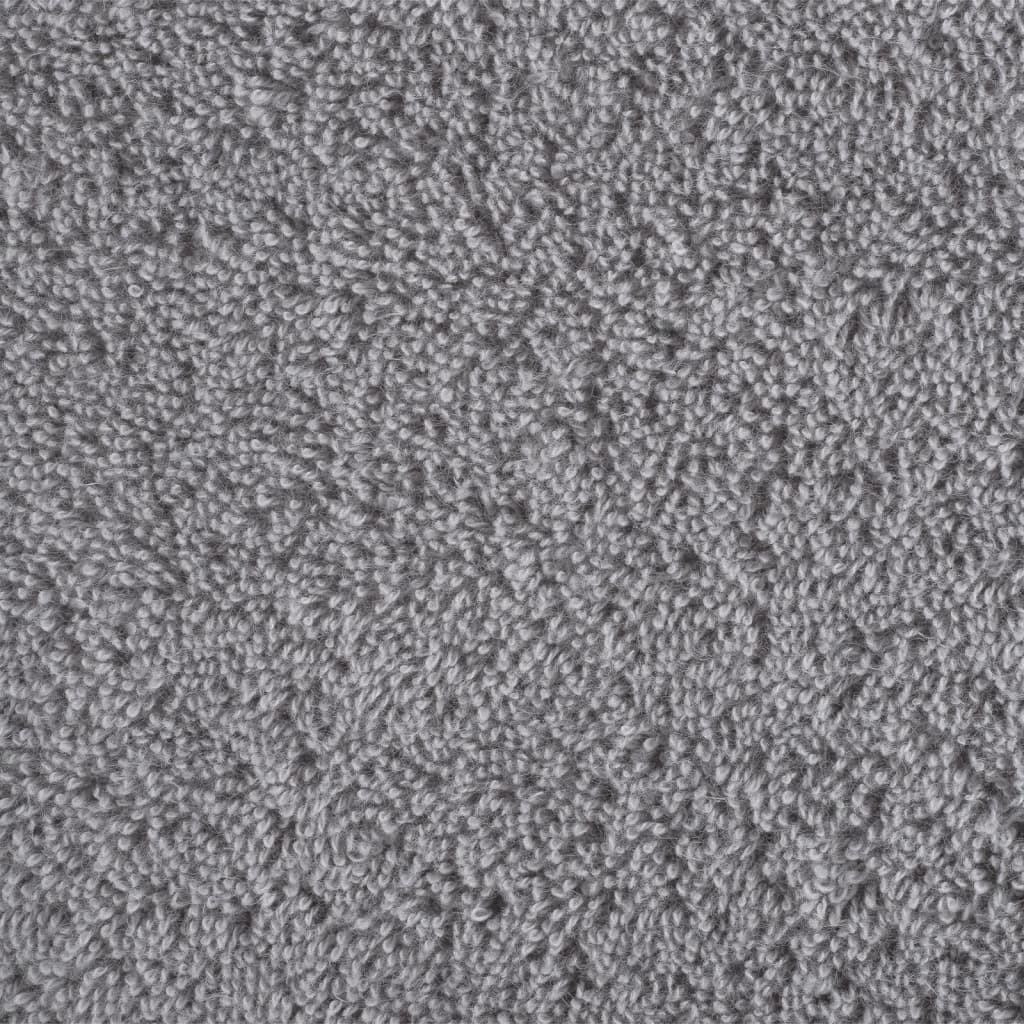 Premium saunahåndklæder SOLUND 10 stykker grå 80x200 cm 600 g/m²