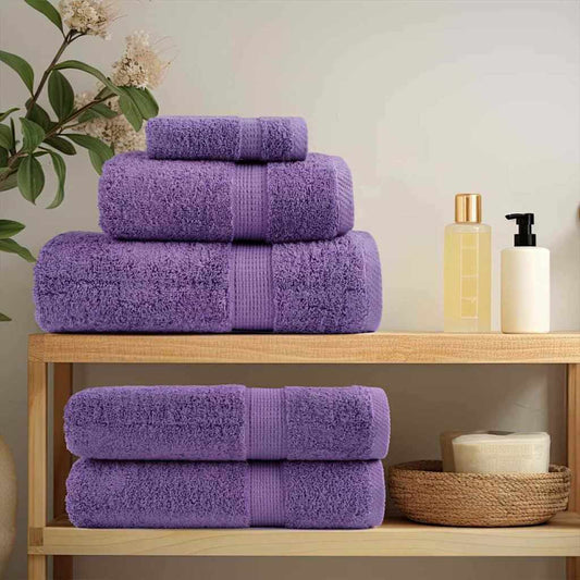 Waschlappen 2 pcs Lila Baumwolle