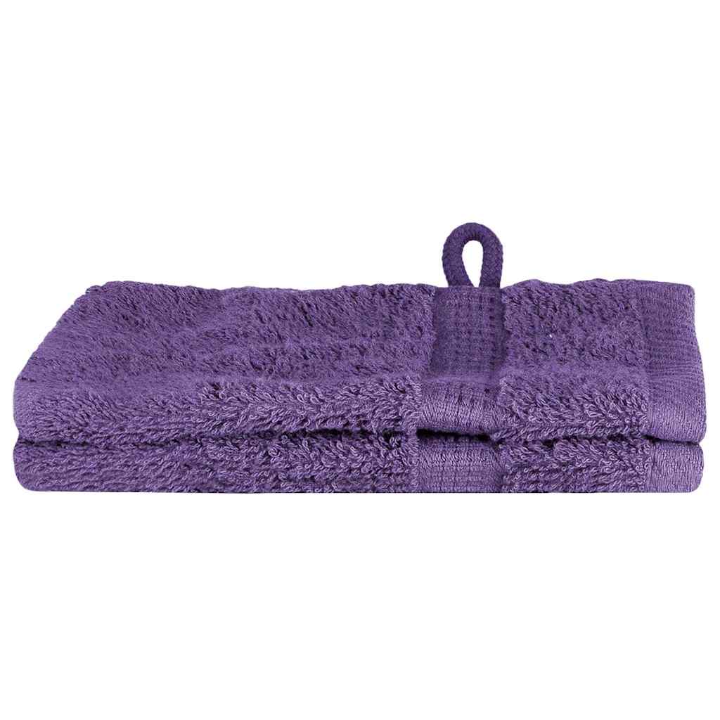 Waschlappen 2 pcs Lila Baumwolle