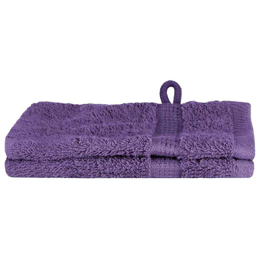 Waschlappen 2 pcs Lila Baumwolle