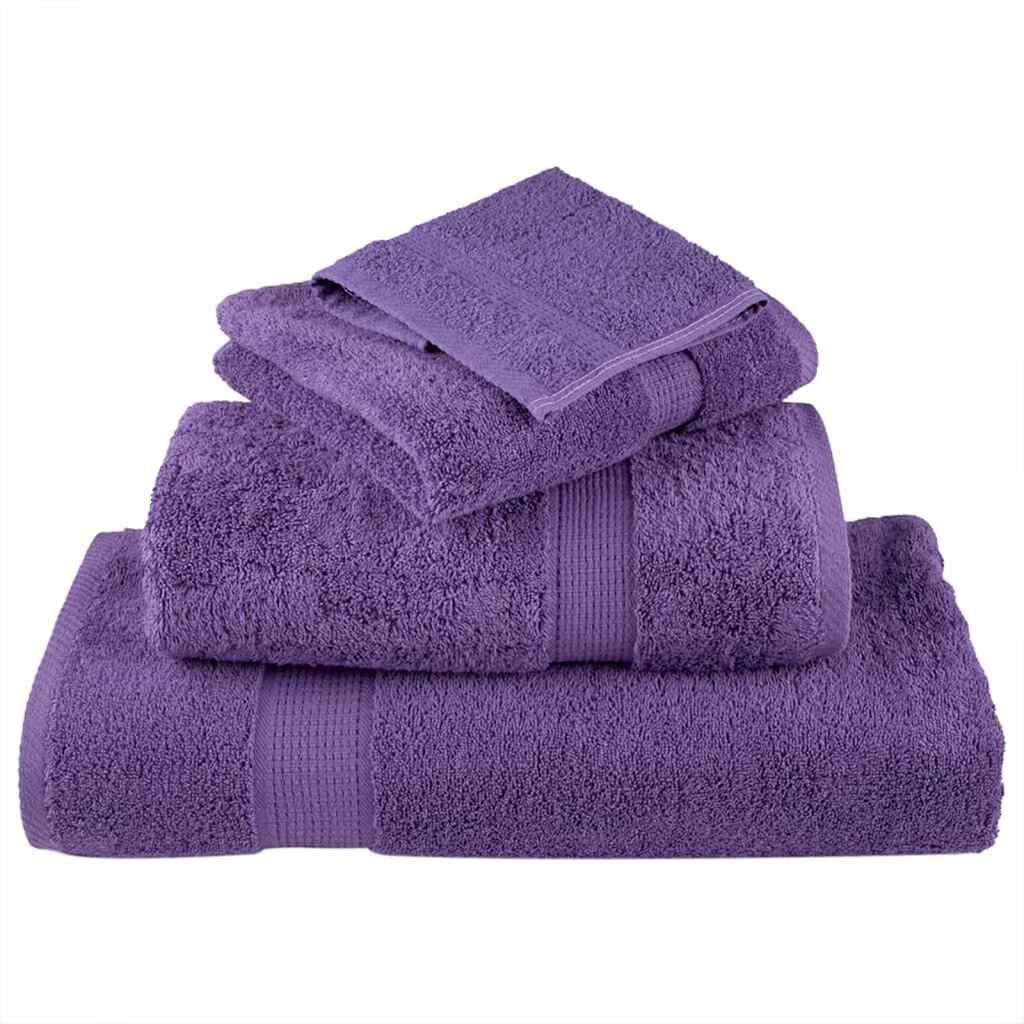 Waschlappen 2 pcs Lila Baumwolle
