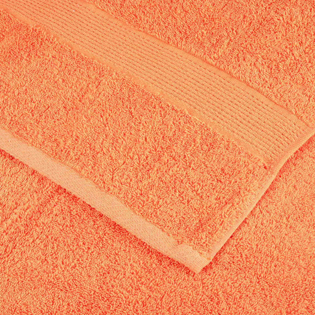 Waschlappen 4 pcs Orange Baumwolle