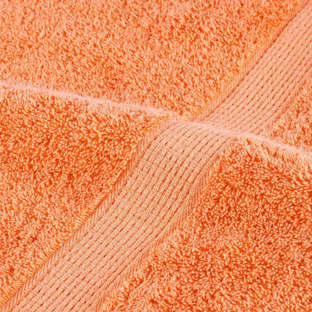 Waschlappen 4 pcs Orange Baumwolle