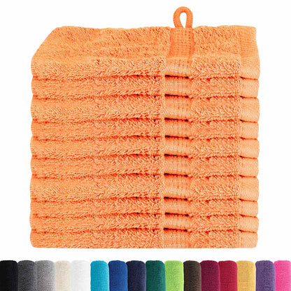 Waschlappen 10 pcs Orange Baumwolle