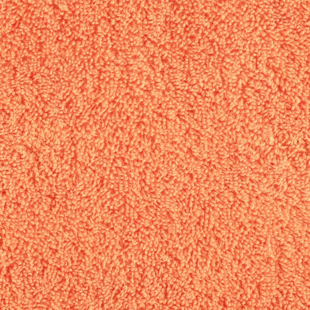 Premium Waschhandtücher SOLUND 4 Stück Orange 30x30 cm 600 g/m²