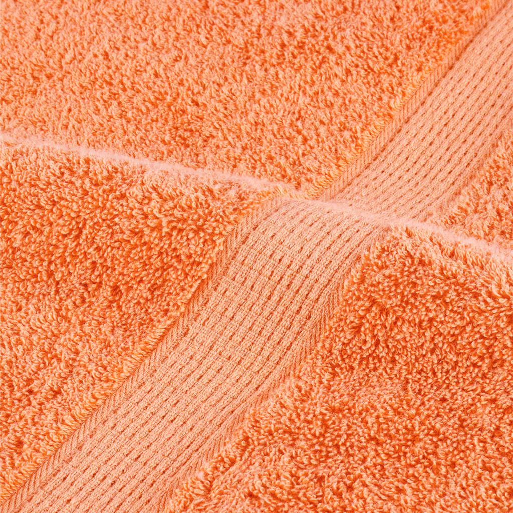 Premium Waschhandtücher SOLUND 4 Stück Orange 30x30 cm 600 g/m²