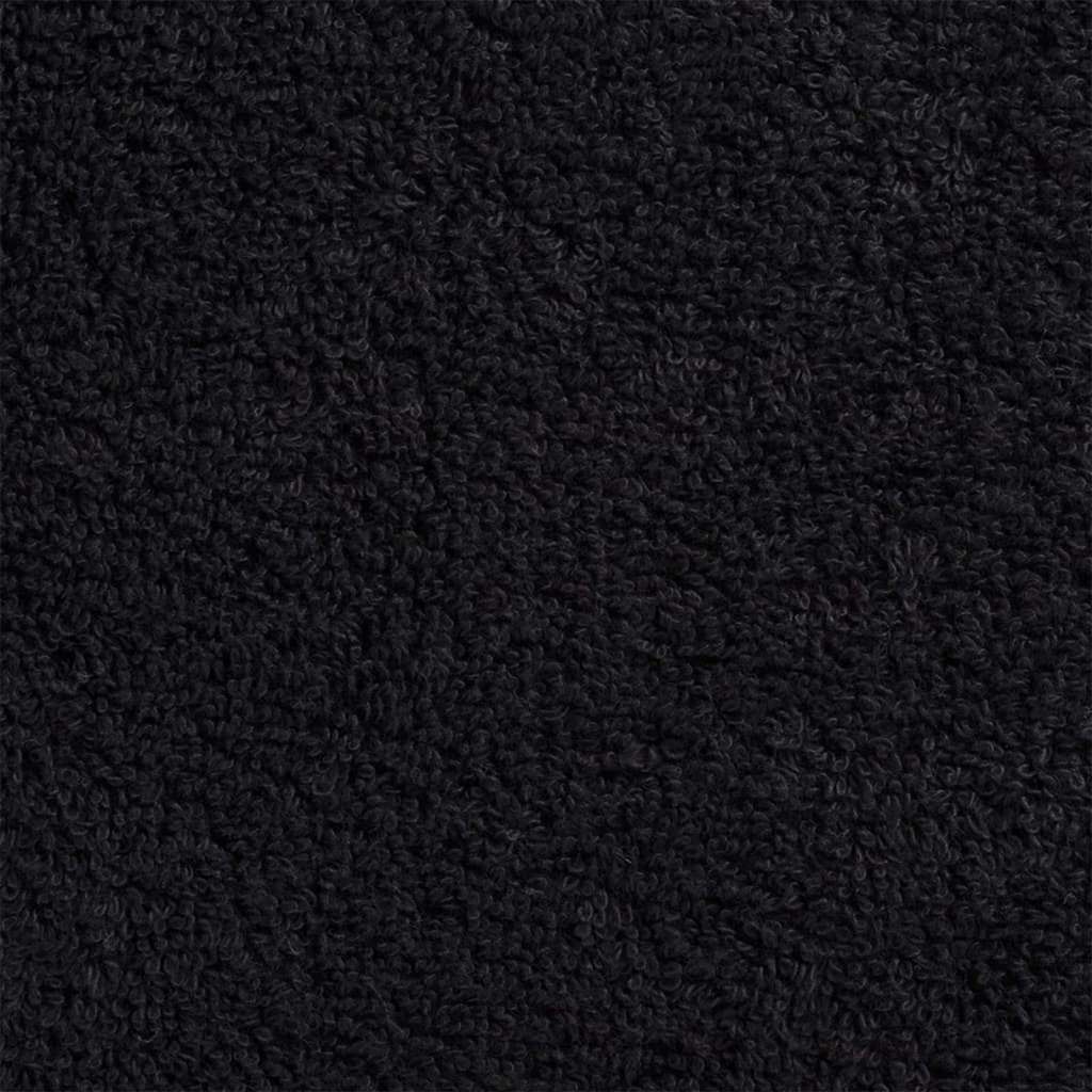 Waschlappen 2 pcs Schwarz Baumwolle