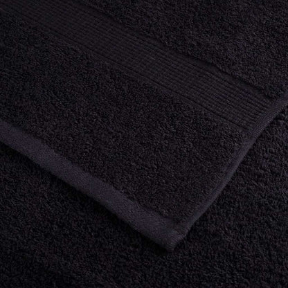 Waschlappen 10 pcs Schwarz Baumwolle