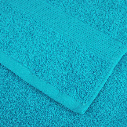 Waschlappen 10 pcs Türkis Baumwolle
