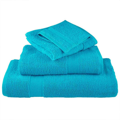 Waschlappen 10 pcs Türkis Baumwolle