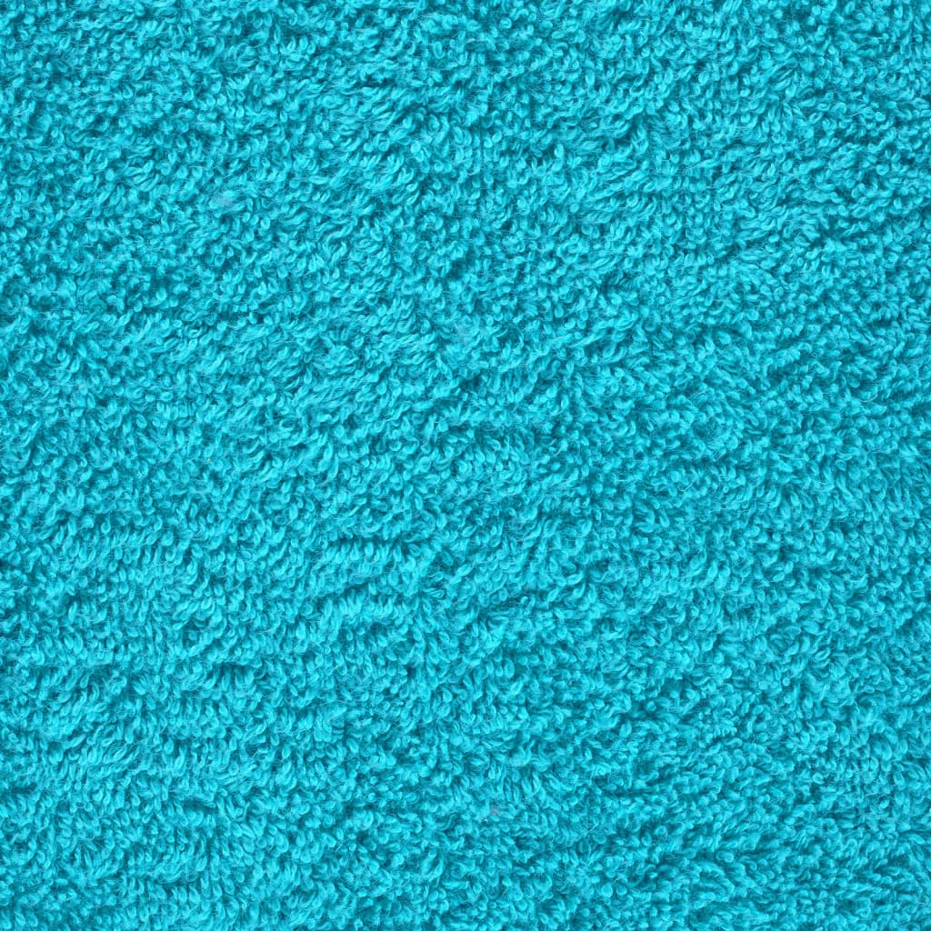Premium-Gästetücher SOLUND 10 Stk. Türkis 30x50 cm 600 g/m²