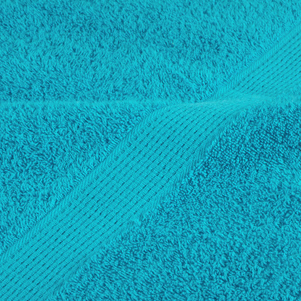 Premium-Gästetücher SOLUND 10 Stk. Türkis 30x50 cm 600 g/m²
