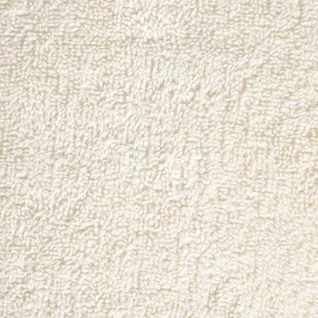 Waschlappen 2 pcs Creme Baumwolle
