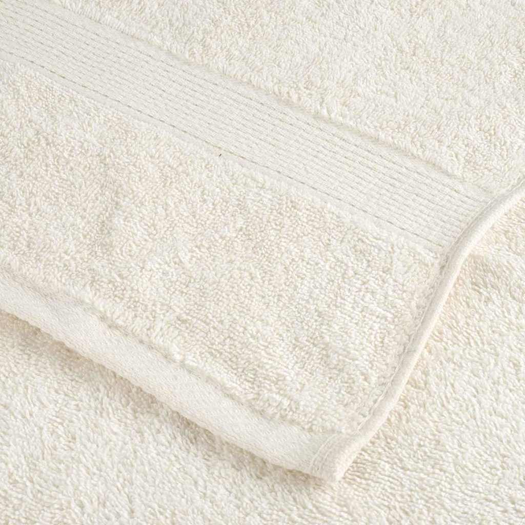 Waschlappen 2 pcs Creme Baumwolle