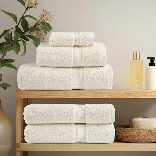 Waschlappen 2 pcs Creme Baumwolle