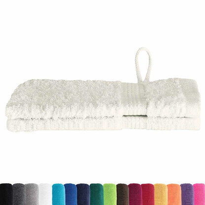 Waschlappen 2 pcs Creme Baumwolle