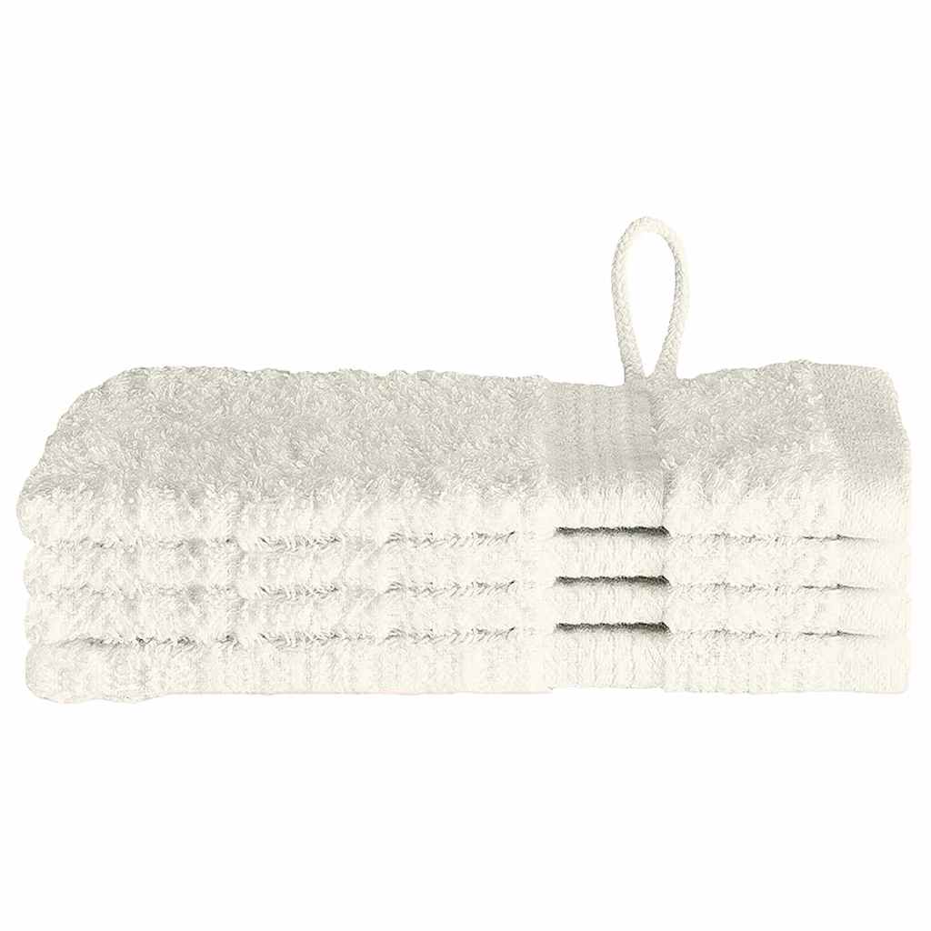 Waschlappen 4 pcs Creme Baumwolle