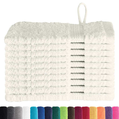 Waschlappen 10 pcs Creme Baumwolle