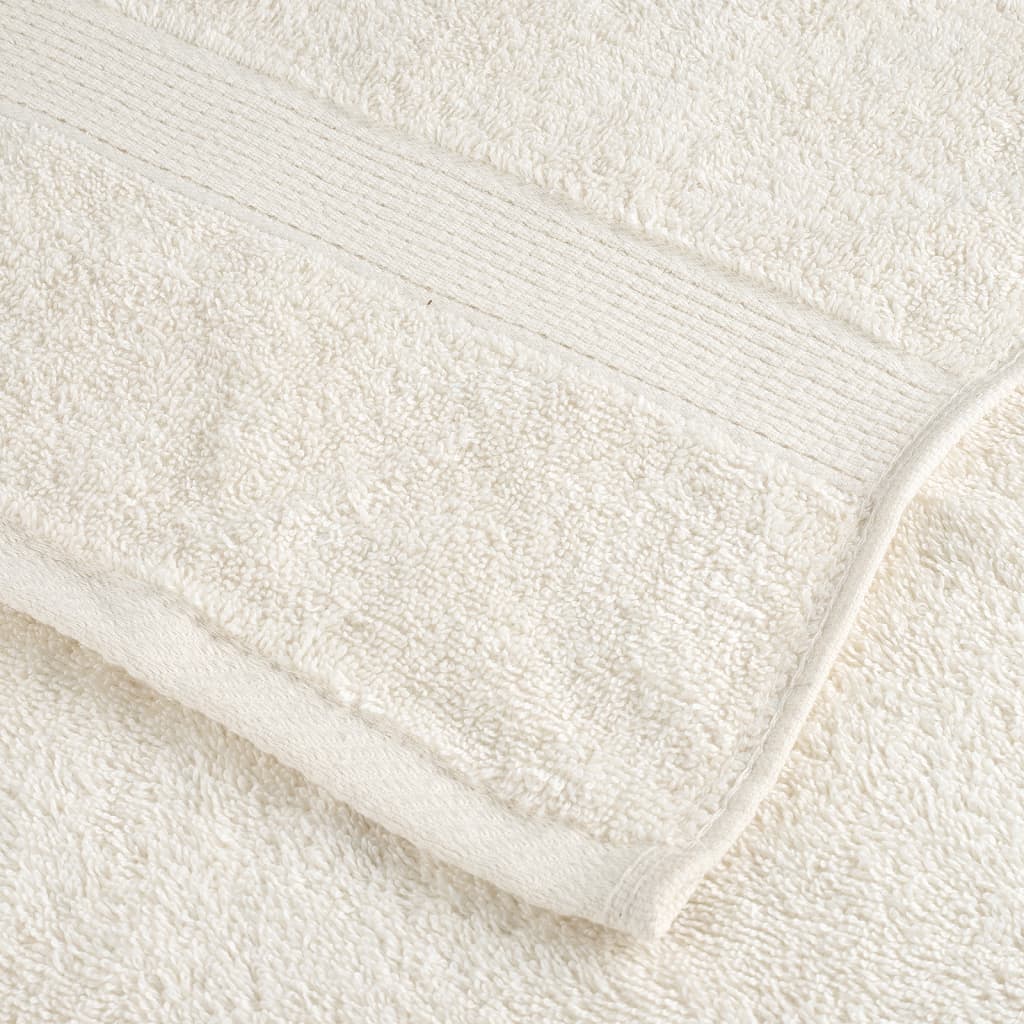 Premium Waschhandtücher SOLUND 2 Stück Creme 30x30 cm 600 g/m²