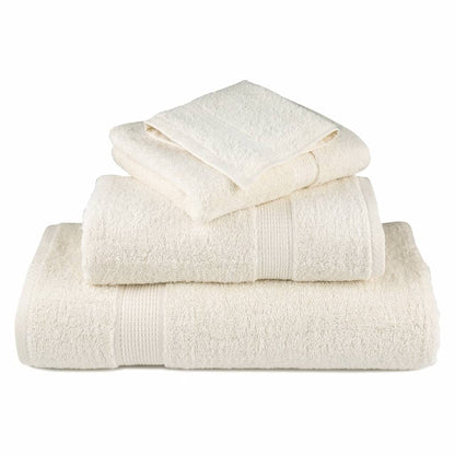 Premium-Handtücher SOLUND 4 Stk. Cremeweiß 50x100 cm 600 g/m²