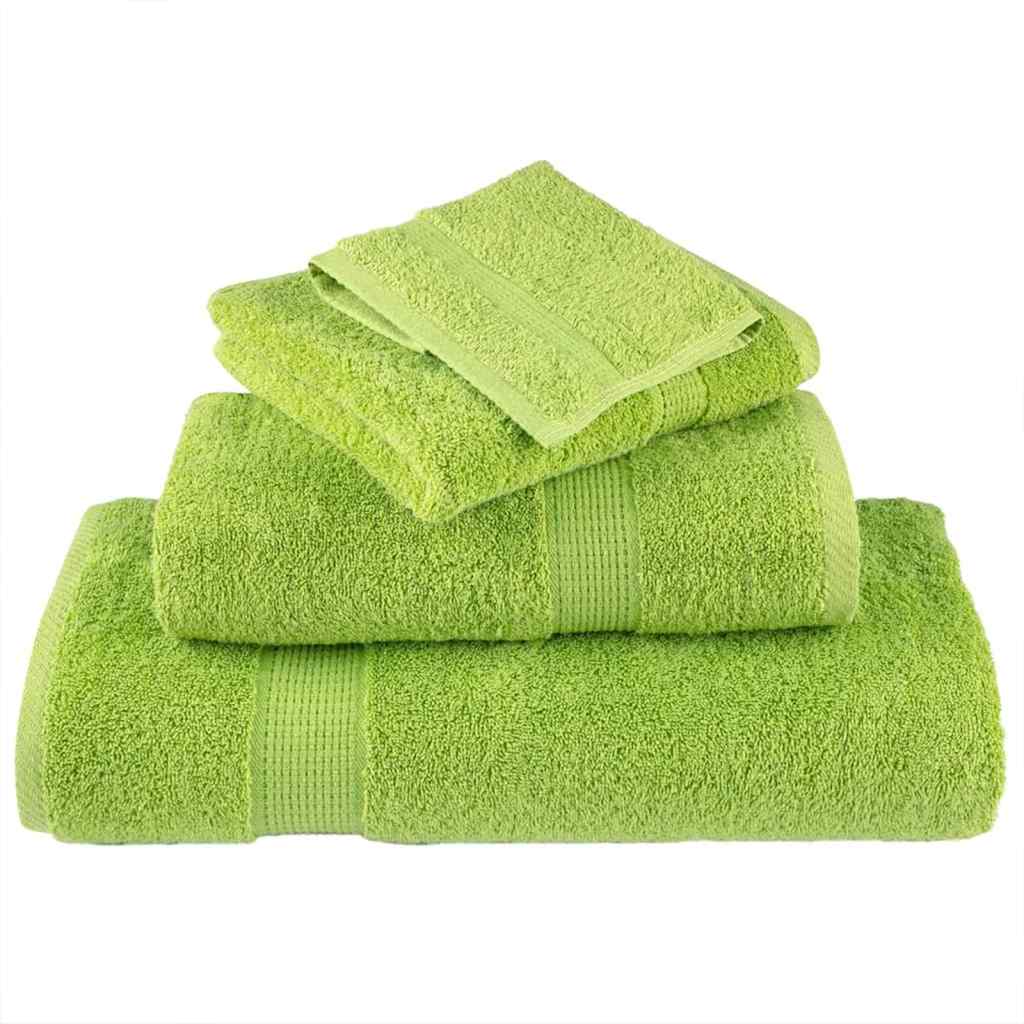 Waschlappen 4 pcs Apfelgrün Baumwolle
