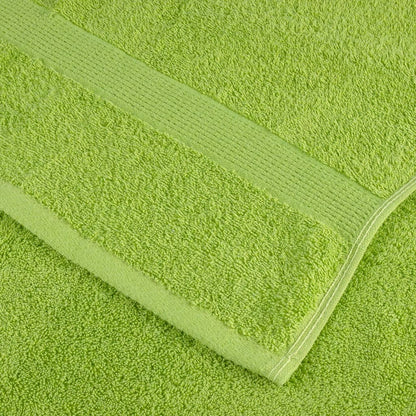 Premium Waschhandtücher SOLUND 2 Stück Apfelgrün 30x30 cm 600 g/m²