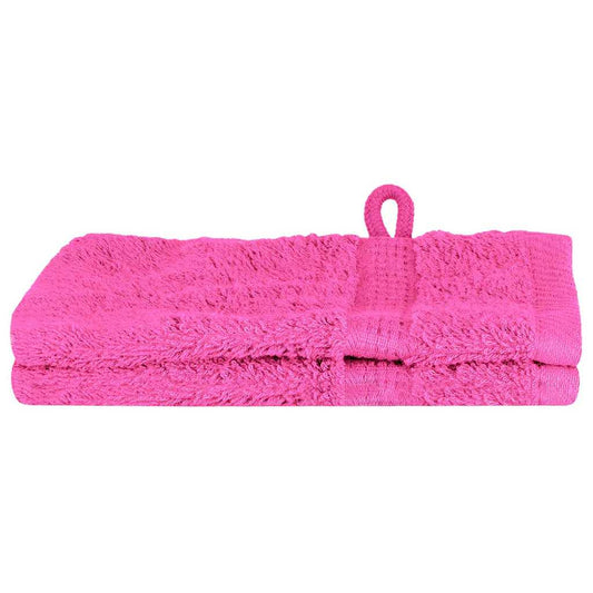 Waschlappen 2 pcs Rosa Baumwolle