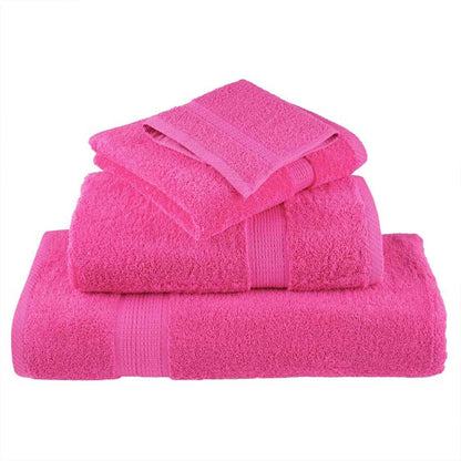 Waschlappen 4 pcs Rosa Baumwolle