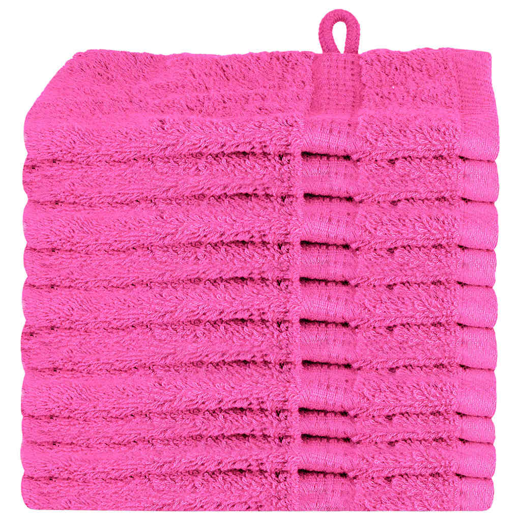 Waschlappen 10 pcs Rosa Baumwolle