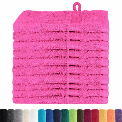 Waschlappen 10 pcs Rosa Baumwolle