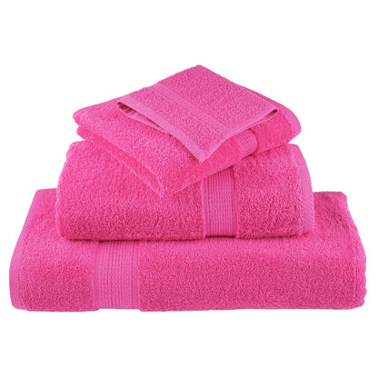 Premium Waschhandtücher SOLUND 2 Stück Rosa 30x30 cm 600 g/m²