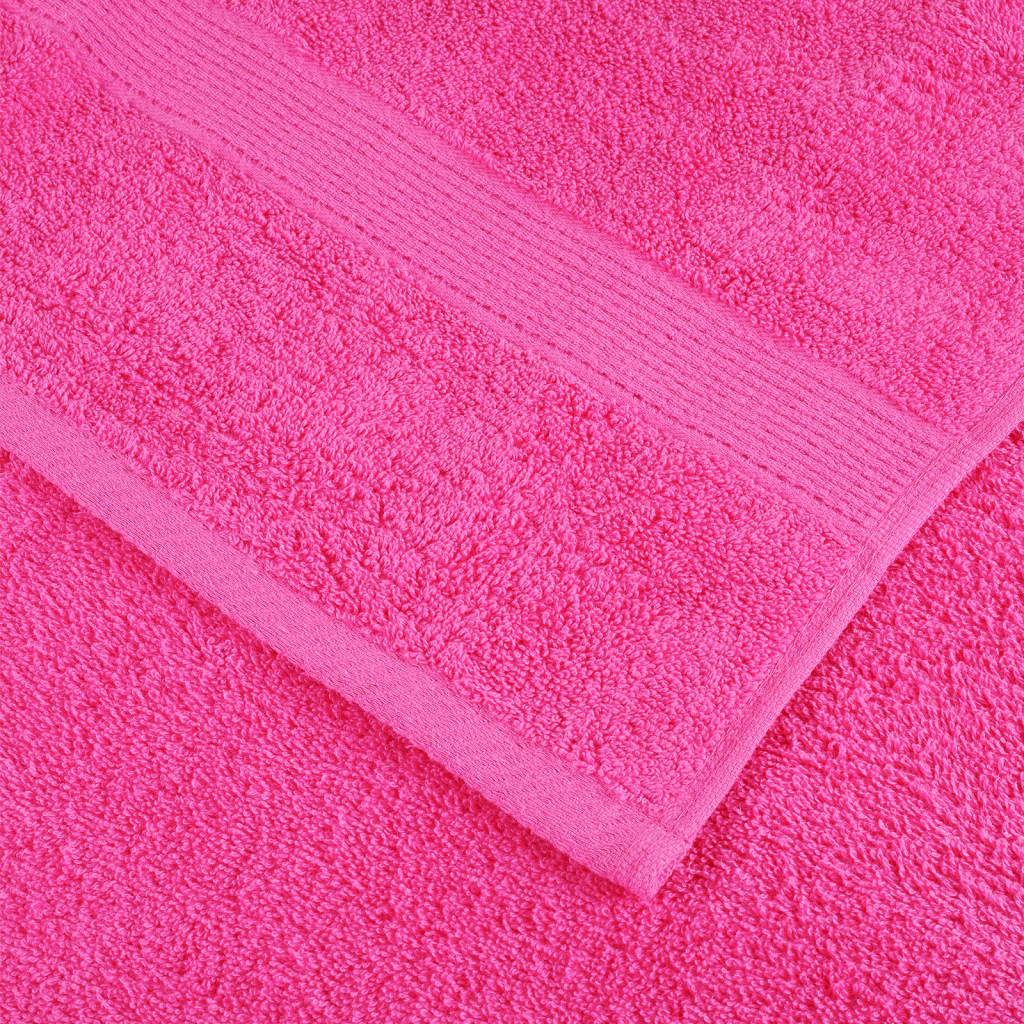 Premium Waschhandtücher SOLUND 4 Stück Rosa 30x30 cm 600 g/m²