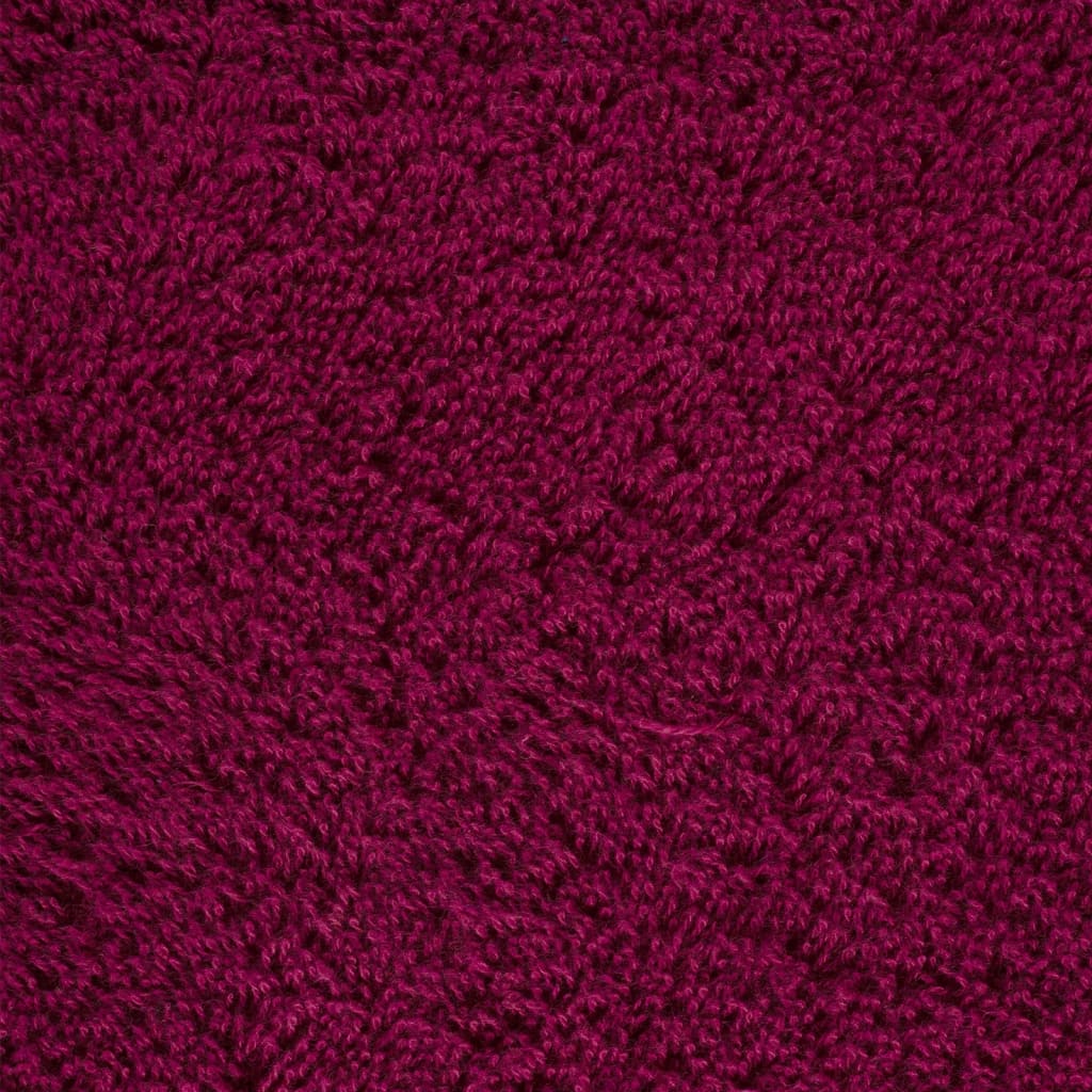 8 tlg. Premium-Handtuch-Set SOLUND Bordeaux 600 g/m²