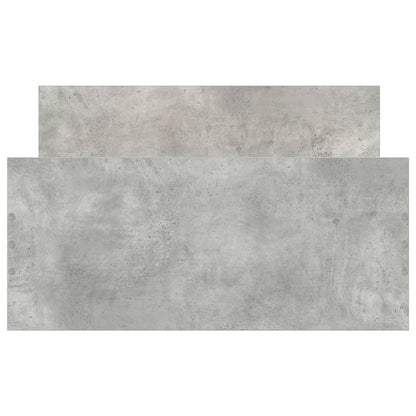 Bettgestell Betongrau 100x200 cm Holzwerkstoff