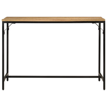 Esstisch 110x55x75 cm Raues Massivholz Mango und Eisen