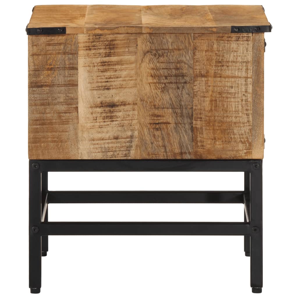 Nachttisch 40x40x45 cm Massivholz Mango