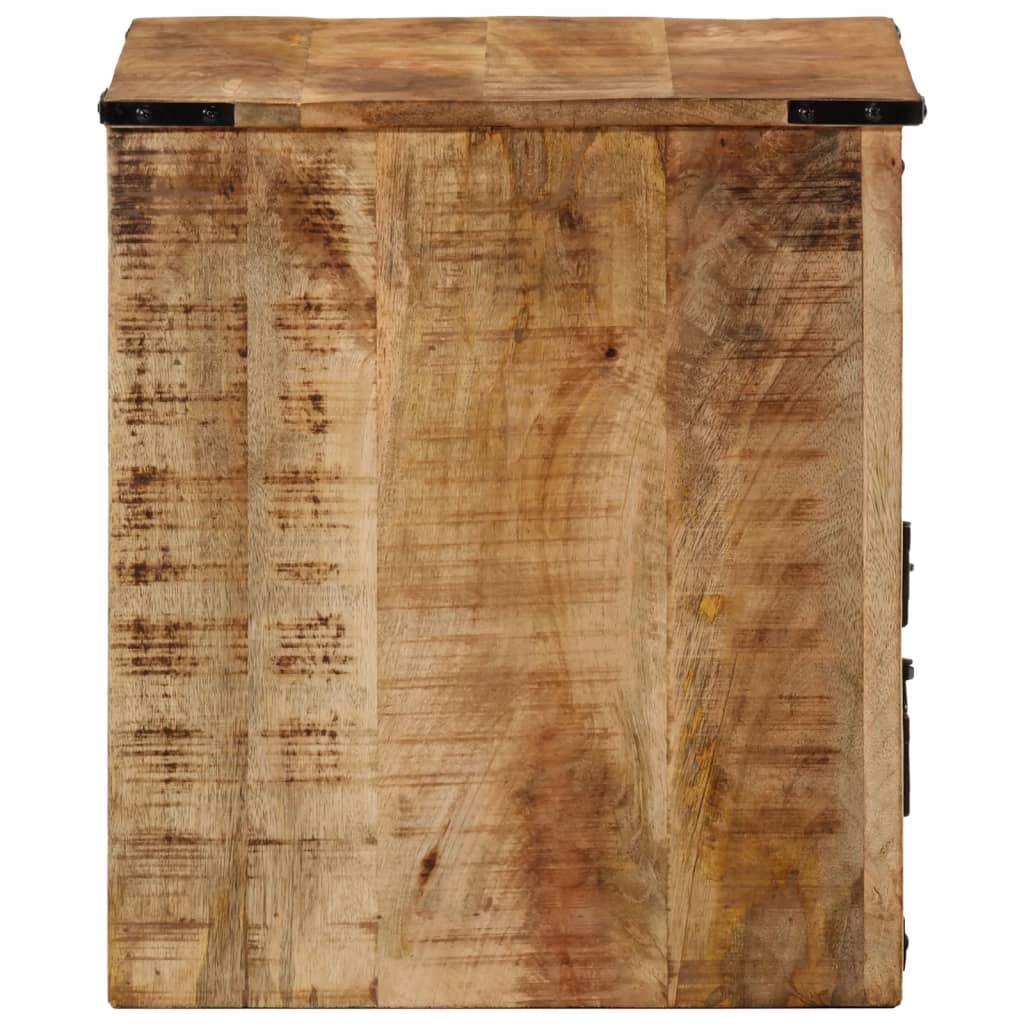 Sengebord 45x40x45 cm massivt mangotræ