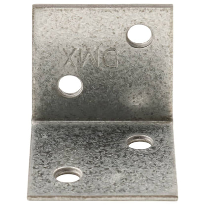 Winkelhalterungen 150 Stk. 2 mm 30x25x30 mm Verzinkter Stahl