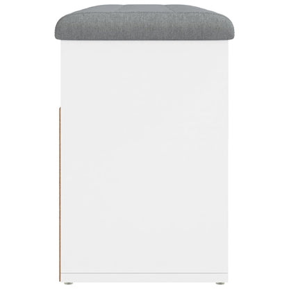 Schuhbank Weiß 82 x 32 x 45,5 cm Holzwerkstoff