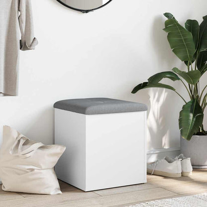 Aufbewahrungsbank Weiß 42 x 42 x 45 cm Holzwerkstoff