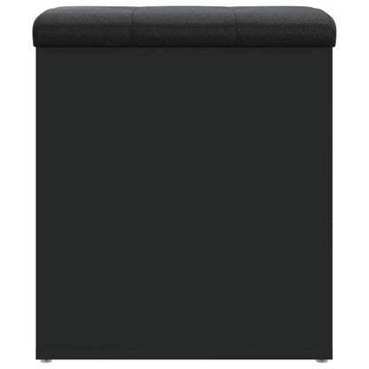 Sitzbank mit Stauraum Schwarz 42x42x45 cm Holzwerkstoff