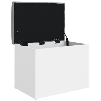 Aufbewahrungsbank Weiß 62 x 42 x 45 cm Holzwerkstoff