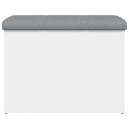 Aufbewahrungsbank Weiß 62 x 42 x 45 cm Holzwerkstoff