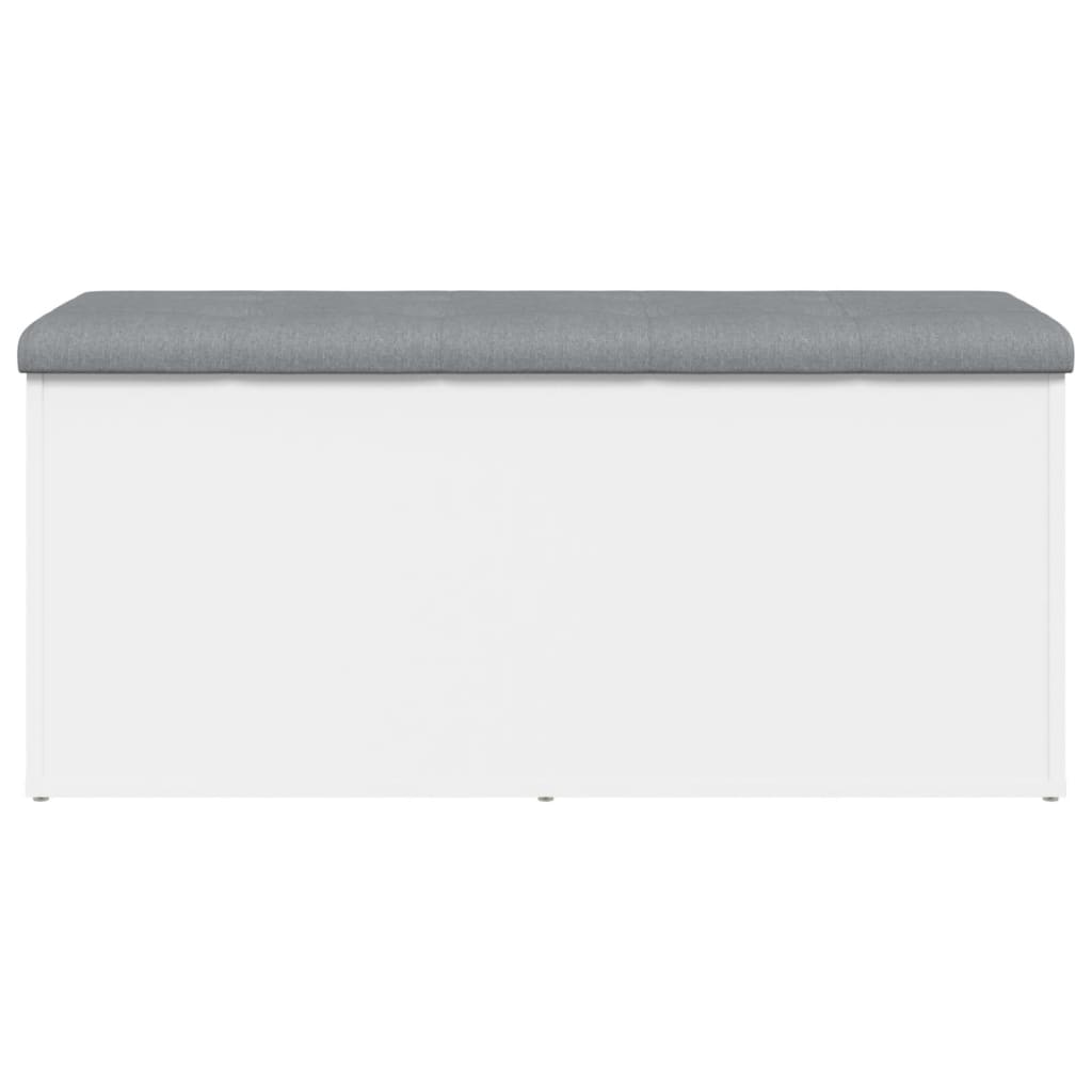 Aufbewahrungsbank Weiß 102 x 42 x 45 cm Holzwerkstoff