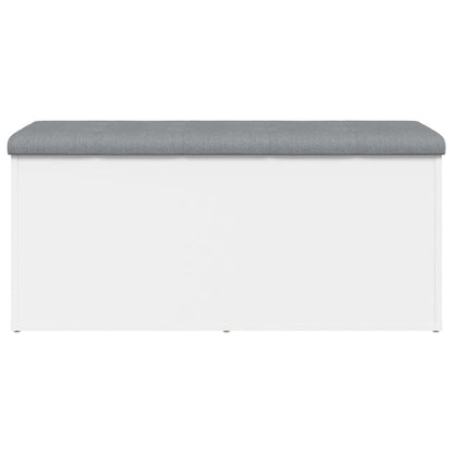 Aufbewahrungsbank Weiß 102 x 42 x 45 cm Holzwerkstoff